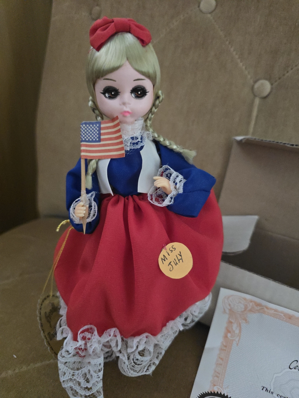 Bradley Miss July Collector's Doll